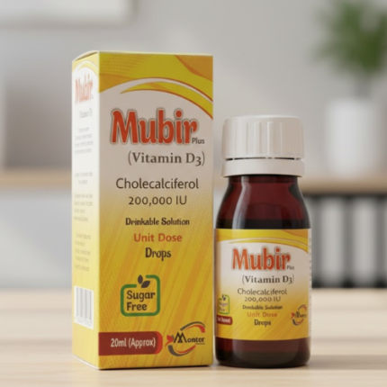 Mubir Plus Vit D3 Oral Shot 200,000Iu